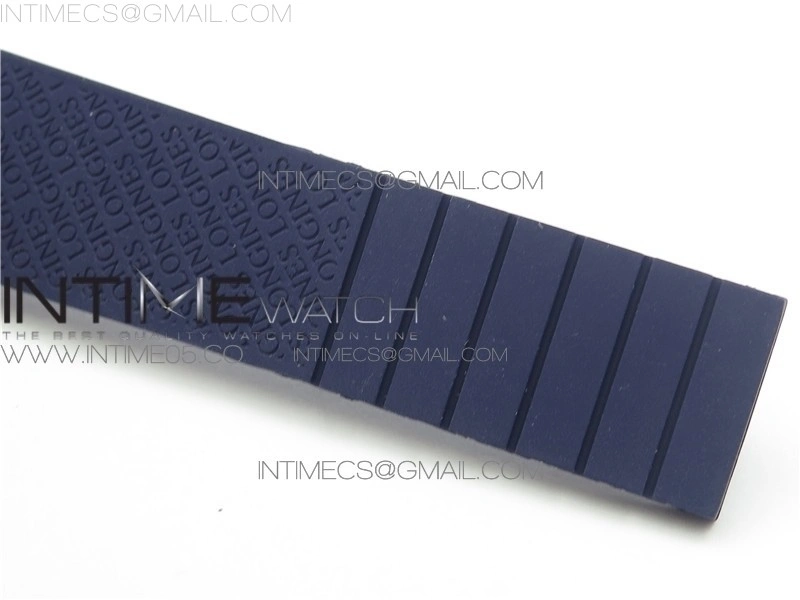 Conquest L3.840.4.56.6 Real Ceramic Bezel SS ZF 1:1 Best Edition Blue dial On Rubber Strap A2824